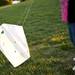 A personalized kite flutters in the wind at the Fly and Remember event at Gallup Park on Tuesday. Daniel Brenner I AnnArbor.com